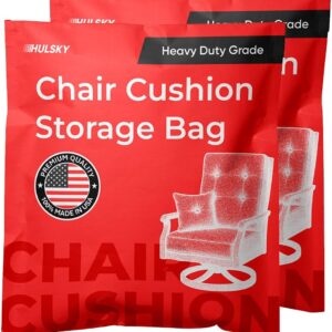 Two Chair Cushion Storage Bags - 2-Pack - 4 Mil Heavy Duty